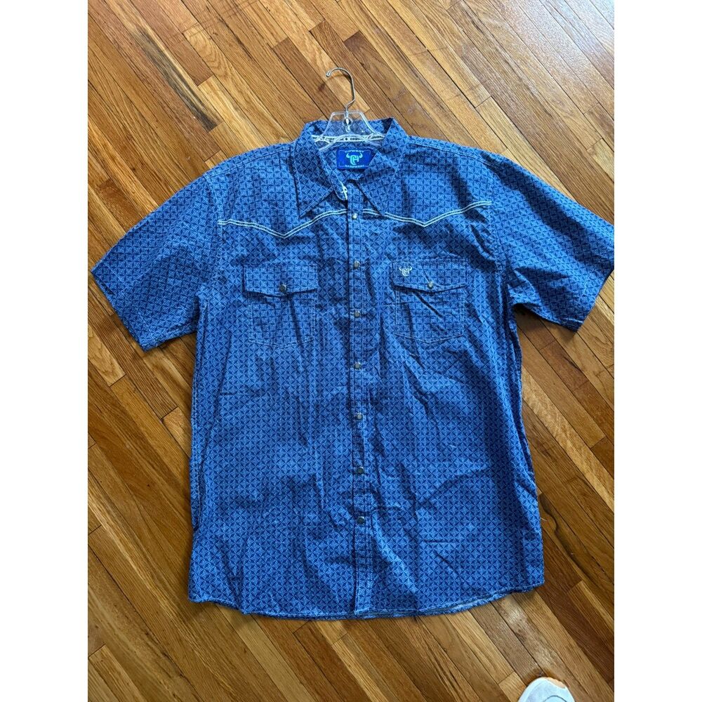 Men's Cowboy Hardware | Snowflake Print S/S | NWT | XL